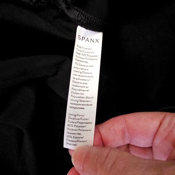 Nordstrom Faux Leather Jogger Pants 3X Noir Black Plus Size Women's Elastic Wais - Picture 9 of 10